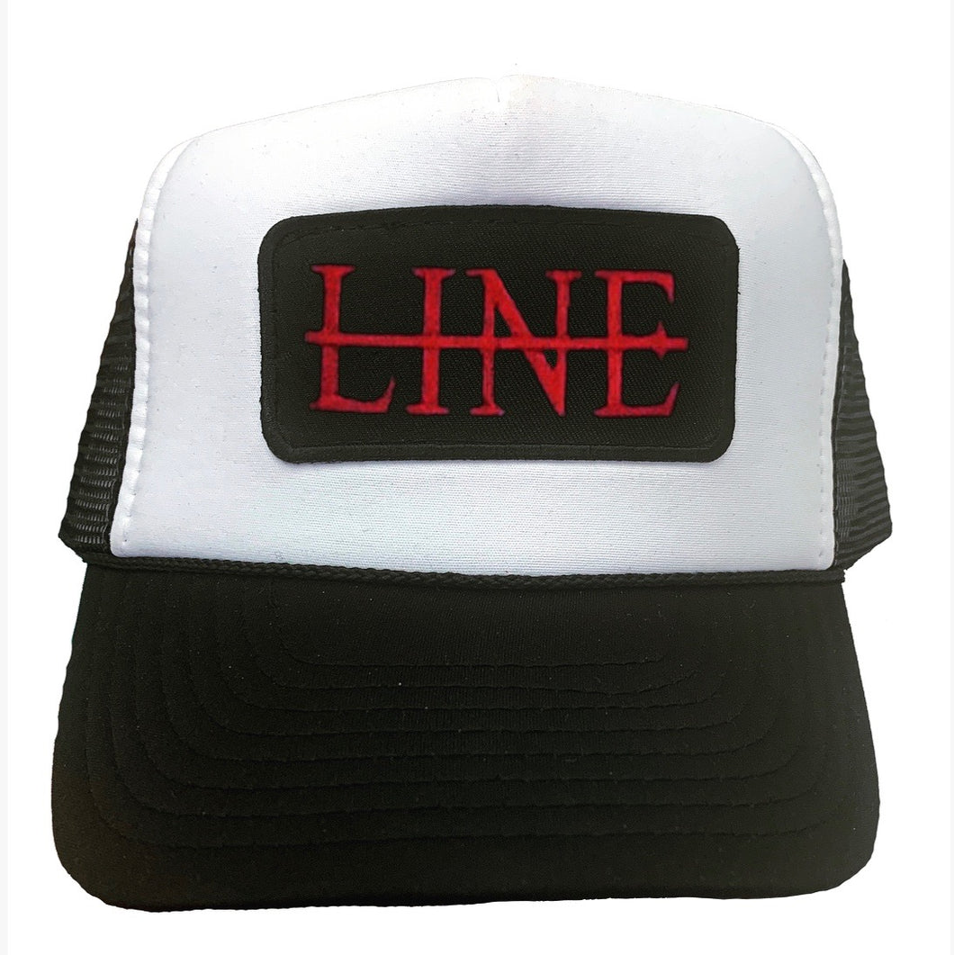 Black trucker hat